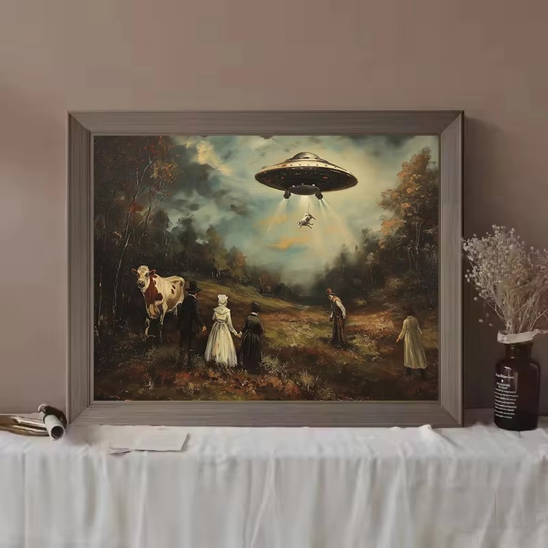 Винтажный сюрреалистичный заба – обзор и цена Star Map Poster